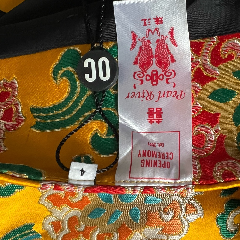 Silk Jacquard Mini Skirt NWT - Picture 3 of 3